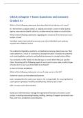 CRJ101 Chapter 7 Exam Questions and answers&NewLine;Graded A&plus;