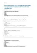 BMW Associate level ASE test 80 QUESTIONS AND 100&percnt; CORRECT &NewLine;SOLUTIONS&vert;UPDATED VERSION 2026&sol;2027&rsqb;&excl;&excl;&excl;&vert;GUARANTEED &NewLine;PASS&vert;EXAM READY