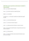 EMT-Anatomy and Physiology Exam questions and&NewLine;answers Graded A&plus;