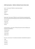 NARM Study Questions &ndash; Midwifery Certification Practice & Review Guide