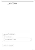 NACC - PSW EXAM REVIEW 200 QUESTIONS WITH VERIFIED ANSWERS