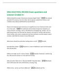 ENG 2310 FINAL REVIEW Exam questions and&NewLine;answers Graded A&plus;