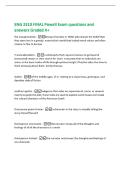 ENG 2310 FINAL Powell Exam questions and&NewLine;answers Graded A&plus;
