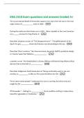 ENG 2310 Exam questions and answers Graded A&plus;