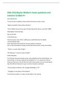 ENG 2310 Baylor Midterm Exam questions and&NewLine;answers Graded A&plus;