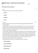 NARM CPM Exam II &ndash; Study Guide & Practice Questions