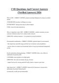 CSR Questions And Correct Answers &lpar;Verified Answers&rpar; 2026