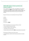 ENGR 2300 Chapter 13 Exam questions and&NewLine;answers Graded A&plus;