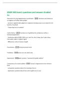 ENGR 340 Exam1 questions and answers Graded&NewLine;A&plus;