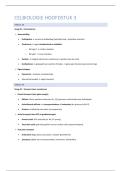 Samenvatting -  Cel II &colon; Structuur en functies - HST 3