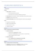 Samenvatting -  Cel II &colon; Structuur en functies - HST 4