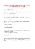 Total CSR Lesson 5-7 Exam Questions And Correct Answers &lpar;Verified Answers&rpar; 2026