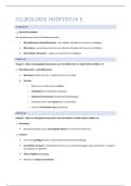 Samenvatting -  Cel II &colon; Structuur en functies - HST 5