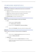 Celbiologie Cel II