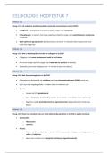 Samenvatting -  Cel II &colon; Structuur en functies - HST 7