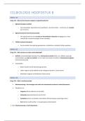Samenvatting -  Cel II &colon; Structuur en functies - HST 8