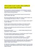 CPOA ACTUAL EXAM PAPER 2026 QUESTIONS&NewLine;WITH SOLUTIONS GRADED A&plus;