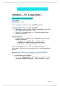 Volledige SamenvattingAlgemene Psychologie &vert; VUB &vert; 2025&sol;26