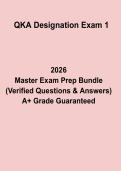 QKA Designation Exam 1 2026 &ndash; Complete Revision Guide & Practice Questions
