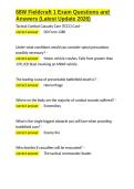 68W Fieldcraft 1 Exam Questions and Answers &lpar;Latest Update 2026&rpar;&period;docx&NewLine;&NewLine;