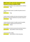 68W Field Craft 3 Exam Questions and Answers &lpar;Latest Update 2026&rpar;&period;docx&NewLine;&NewLine;