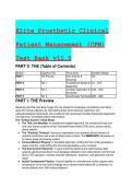 2026&sol;2027 S-Tier Elite Prosthetic Clinical Patient Management &lpar;CPM&rpar; Test Bank v11&period;0 &vert; 60 Expert Q&A & Rationales