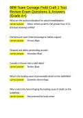 68W Team Carnage Field Craft 1 Test Review Exam Questions & Answers &lpar;Grade A&plus;&rpar;&period;docx&NewLine;&NewLine;