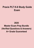 Praxis PLT K&ndash;6 Study Guide Exam 2026 &ndash; Complete Teaching Certification Prep