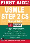 First Aid for the USMLE Step 2 CS Clinical Skills &ndash; Complete USMLE Step 2 CS Preparation Guide