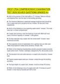 CREST CPSA FINAL TEST PAPER 2026 COMPLETE&NewLine;QUESTIONS AND ANSWERS VERIFIED