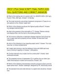 CREST CPSA EXAMPREP FINAL PAPER 2026&NewLine;QUESTIONS WITH SOLUTIONS GRADED A&plus;