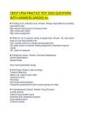 CREST CPSA ACTUAL TEST PAPER 2026&NewLine;QUESTIONS WITH SOLUTIONS GRADED A&plus;