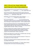 CREST CPSA ACTUAL EXAM PAPER 2026&NewLine;QUESTIONS WITH SOLUTIONS GRADED A&plus;