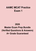 AAMC MCAT Practice Exam 1 2026 &ndash; Complete Full-Length Study Guide & Practice Questions