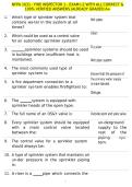 NFPA 1031 - FIRE INSPECTOR 1 - EXAM I-2 WITH ALL CORRECT & 100&percnt; VERIFIED ANSWERS &vert;ALREADY GRADED A&plus;