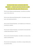 WGU D522 PYTHON FOR IT AUTOMATION OBJECTIVE ASSESSMENT &vert; COMPLETE QUESTIONS WITH 100&percnt; GRADED EXPERT SOLUTIONS&vert; 2026 LATEST UPDATED &vert; GET A&plus;