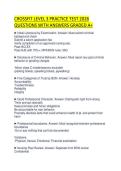 CROSSFIT LEVEL 3 COMPREHENSIVE SCRIPT&NewLine;2026 QUESTIONS WITH ANSWERS GRADED A&plus;