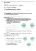 Economie Samenvatting &vert; Topic 13&colon; Economische Kringloop &vert; Arteveldehogeschool &vert; 2025&sol;26