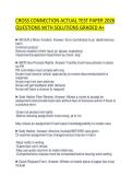 CROSSFIT LEVEL 3 ACTUAL TEST PAPER 2026&NewLine;QUESTIONS WITH SOLUTIONS GRADED A&plus;