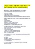 CROSS CONNECTION FULL SOLUTION SCRIPT&NewLine;2026 QUESTIONS WITH ANSWERS GRADED A&plus;