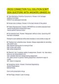 CROSS CONNECTION FINAL STUDY PAPER 2026&NewLine;QUESTIONS WITH SOLUTIONS GRADED A&plus;