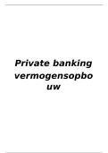 Private banking samenvatting online lessen
