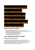 2026&sol;2027 S-Tier Wyoming Nursing Home Administrator &lpar;NHA&rpar; Exam Prep & Regulatory Study Guide &vert; 30 Elite Scenarios