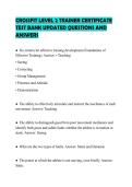 CROSSFIT LEVEL 2 TRAINER&NewLine;CERTIFICATION EXAM PREPARATION&NewLine;COMPLETE PRACTICE TEST