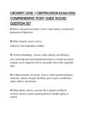 CROSSFIT LEVEL 1 CERTIFICATION EXAM 2026&NewLine;PRACTICE QUESTIONS AND ANSWERS&NewLine;DETAILED REVIEW