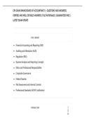 CPA EXAM &lpar;MAINE BOARD OF ACCOUNTANCY&rpar; &ndash; QUESTIONS AND ANSWERS &vert;&NewLine;VERIFIED AND WELL DETAILED ANSWERS &vert; PLUS RATIONALES &vert; GUARANTEED PASS &vert;&NewLine;LATEST EXAM UPDATE