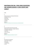 NIGHTINGALE BSN 366 &ndash; FINAL EXAM 4&vert;QUESTIONS &NewLine;AND ANSWERS&vert;GRADED A&plus;&vert;2026 UPDATE&vert;100&percnt; &NewLine;CORRECT