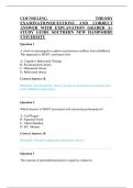 COUNSELING THEORY EXAMINATION&vert;QUESTIONS AND CORRECT ANSWER WITH EXPLANATION 
