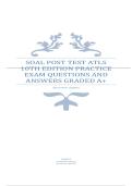 SOAL POST TEST ATLS 10TH EDITION PRACTICE EXAM QUESTIONS AND ANSWERS GRADED A&plus;