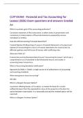 CLFP Chapter 8 - Funding and Operations Exam&NewLine;questions and answers Graded A&plus;&NewLine;Internal Funding&NewLine;Funding provided by the parent financial institution to lease a subsidiary&period;&NewLine;Brokering&NewLine;The intermediary role between the lessee and the funding source&period;&NewLine;Disc
